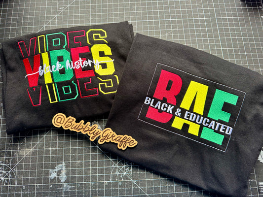 **TSHIRT** BHM Designs