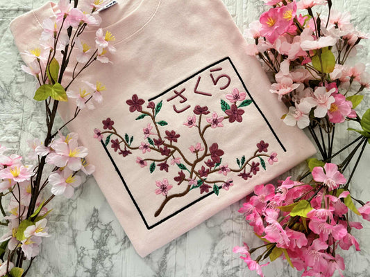 **CREWNECK** Frame Sakura